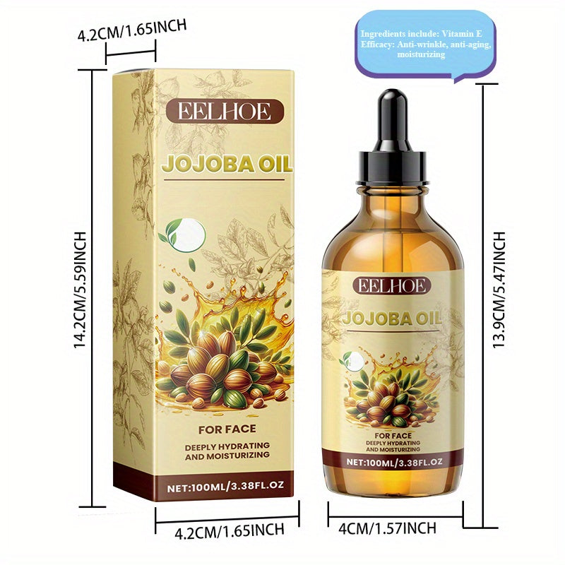 2-Pack 100ml Natural Face Oil for Skin, Body & Hair Care