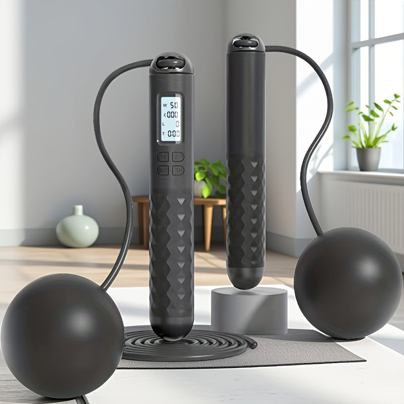 2-in-1 Smart Jump Rope - Weighted, Wireless & Wired, Counter