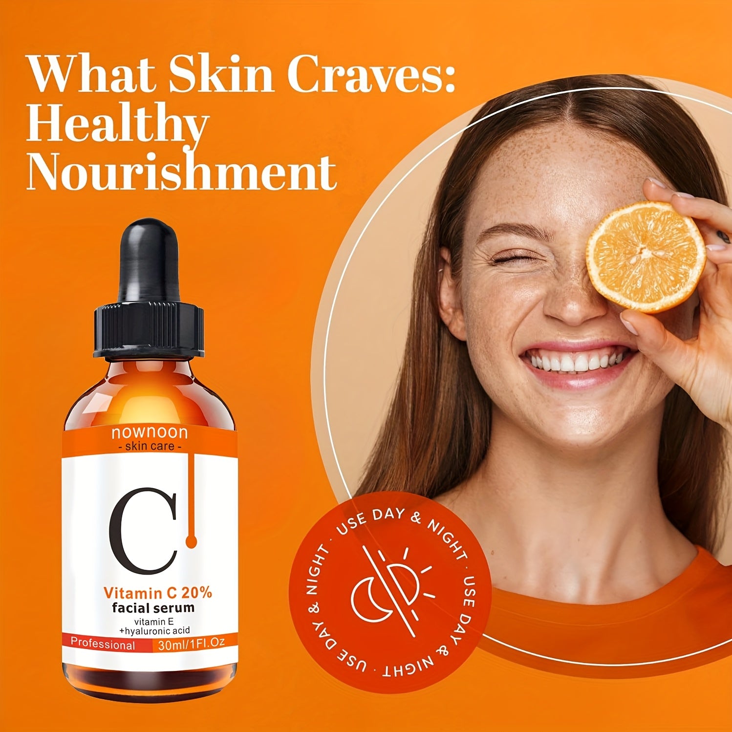 Vitamin C & Collagen Hydrating Serum, Moisturizing & Firming