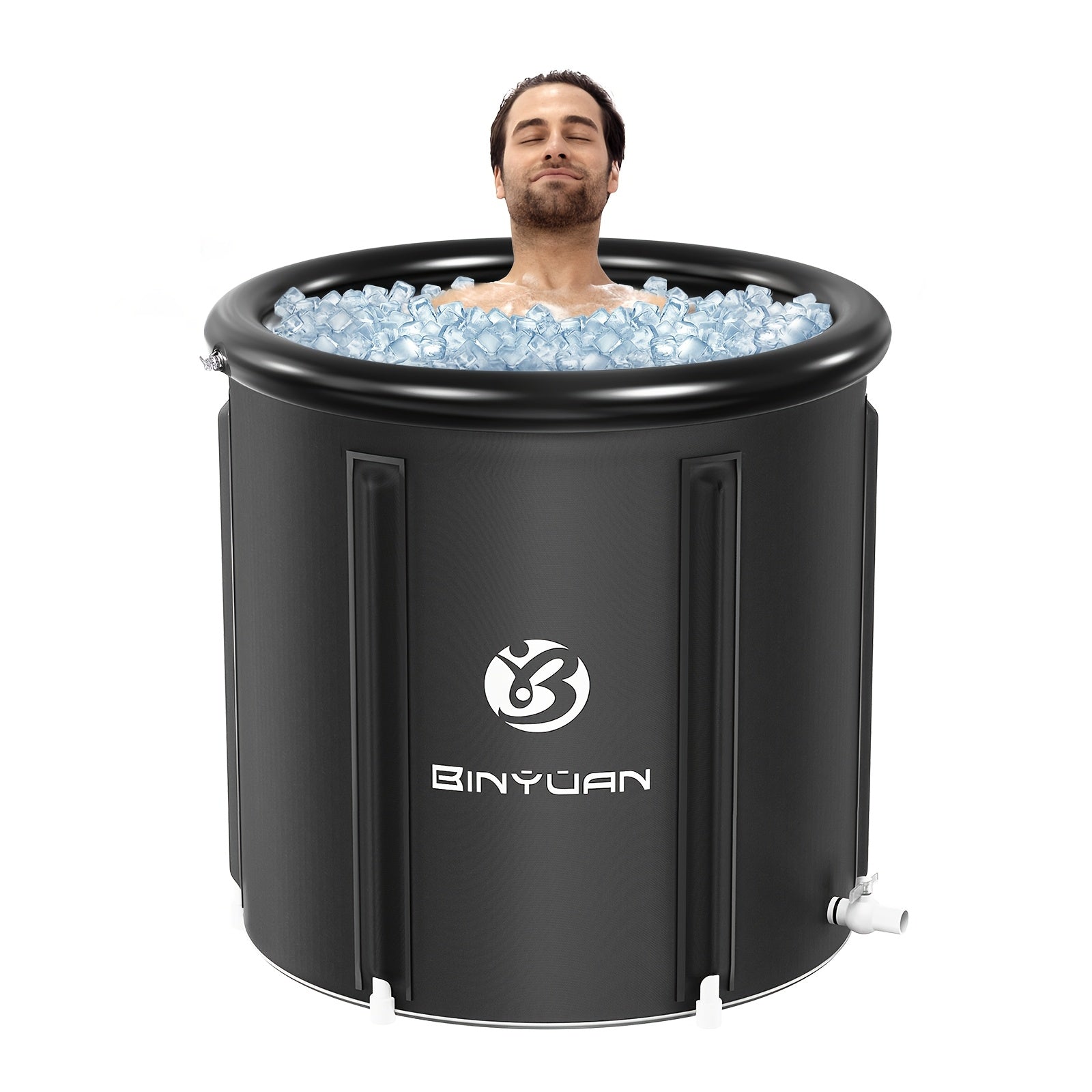 BNYUAN XL Portable Ice Bath Tub – 106 Gallons, PVC, 31.5"