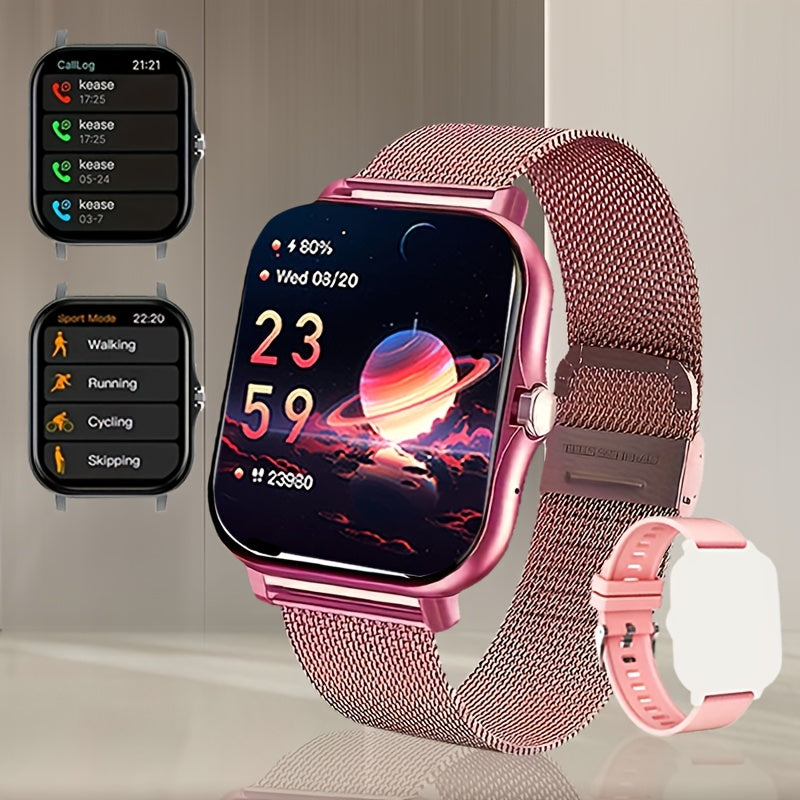 1.83" Full Touch Smart Watch – Fitness & Wireless Calls