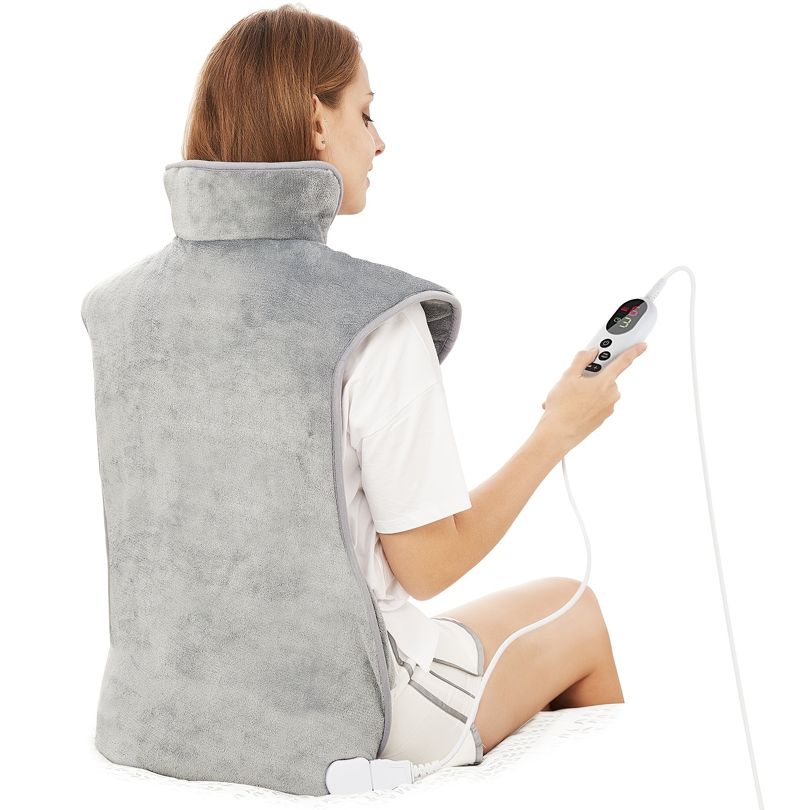 Electric Heating Pad 23.6"x39.4" – 6 Levels, Auto-Off