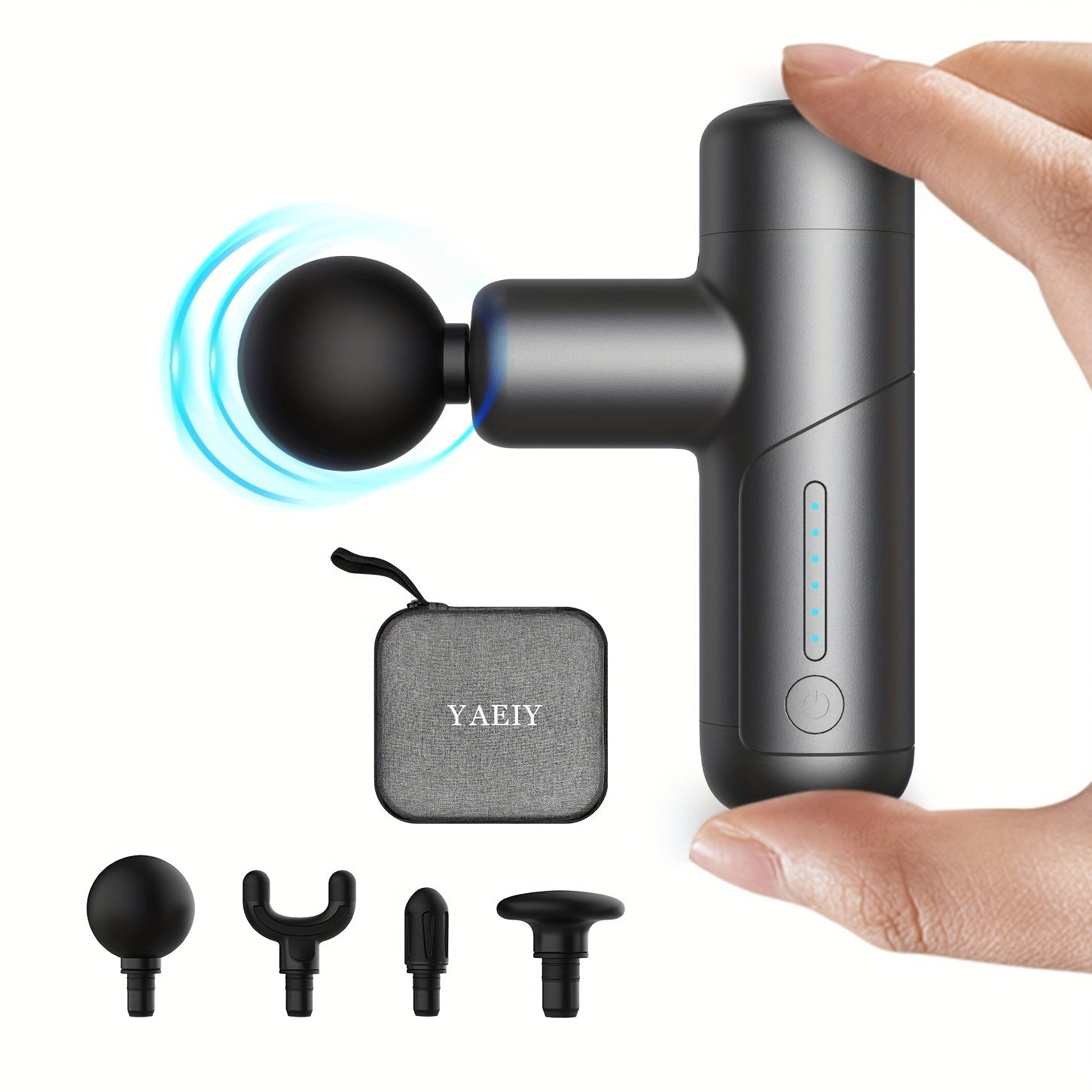 YAIY Mini Massage Gun – Deep Tissue, USB Rechargeable, Compact