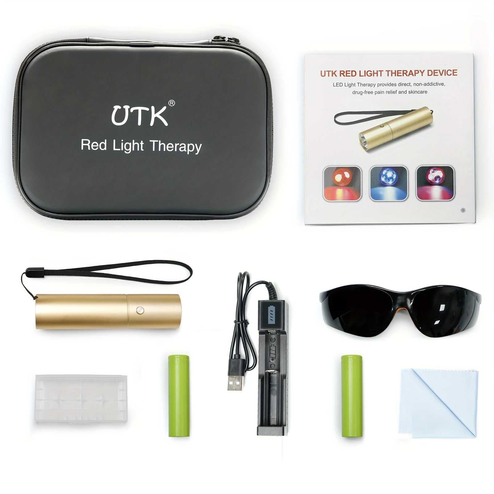 UTK Red Light Therapy Device, 5 Wavelengths LED, Medical Grade