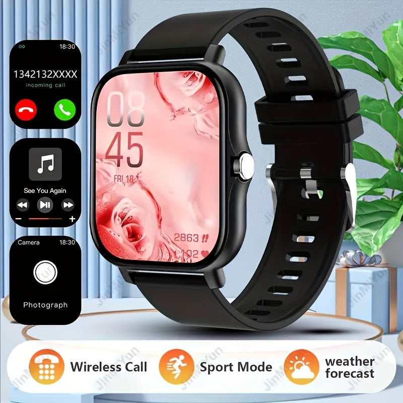 1.83" Unisex Smartwatch – Fitness, Calls & Message Alerts