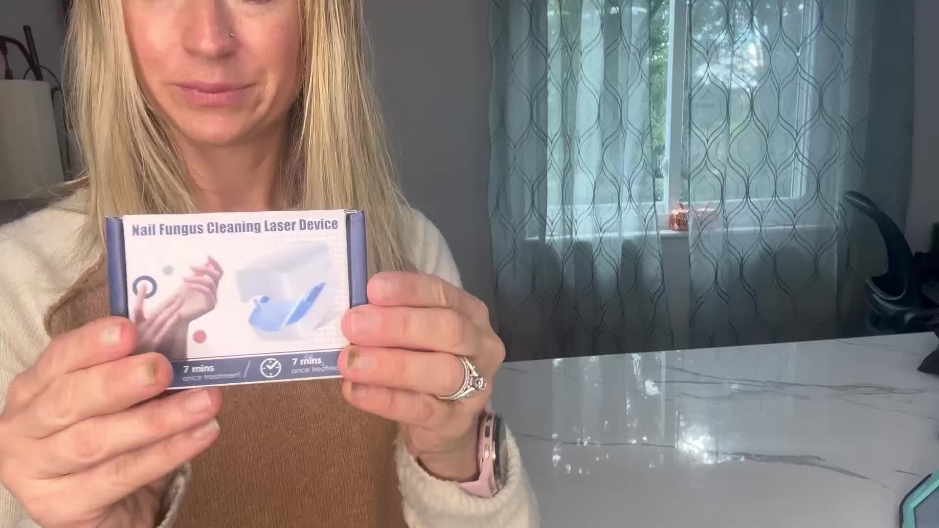 Nail Lamp with LED Display, Blue Light for Toenail, FSA HSA Eligible