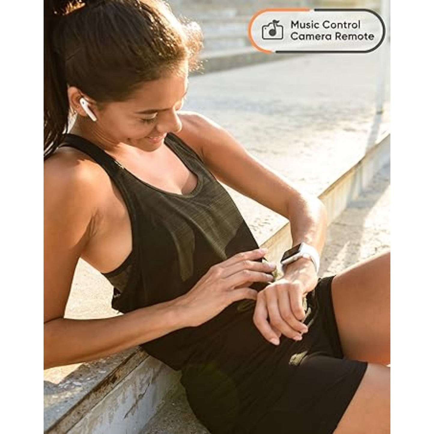 Smart Fitness Ring – No Subscription, Pedometer for iOS Android