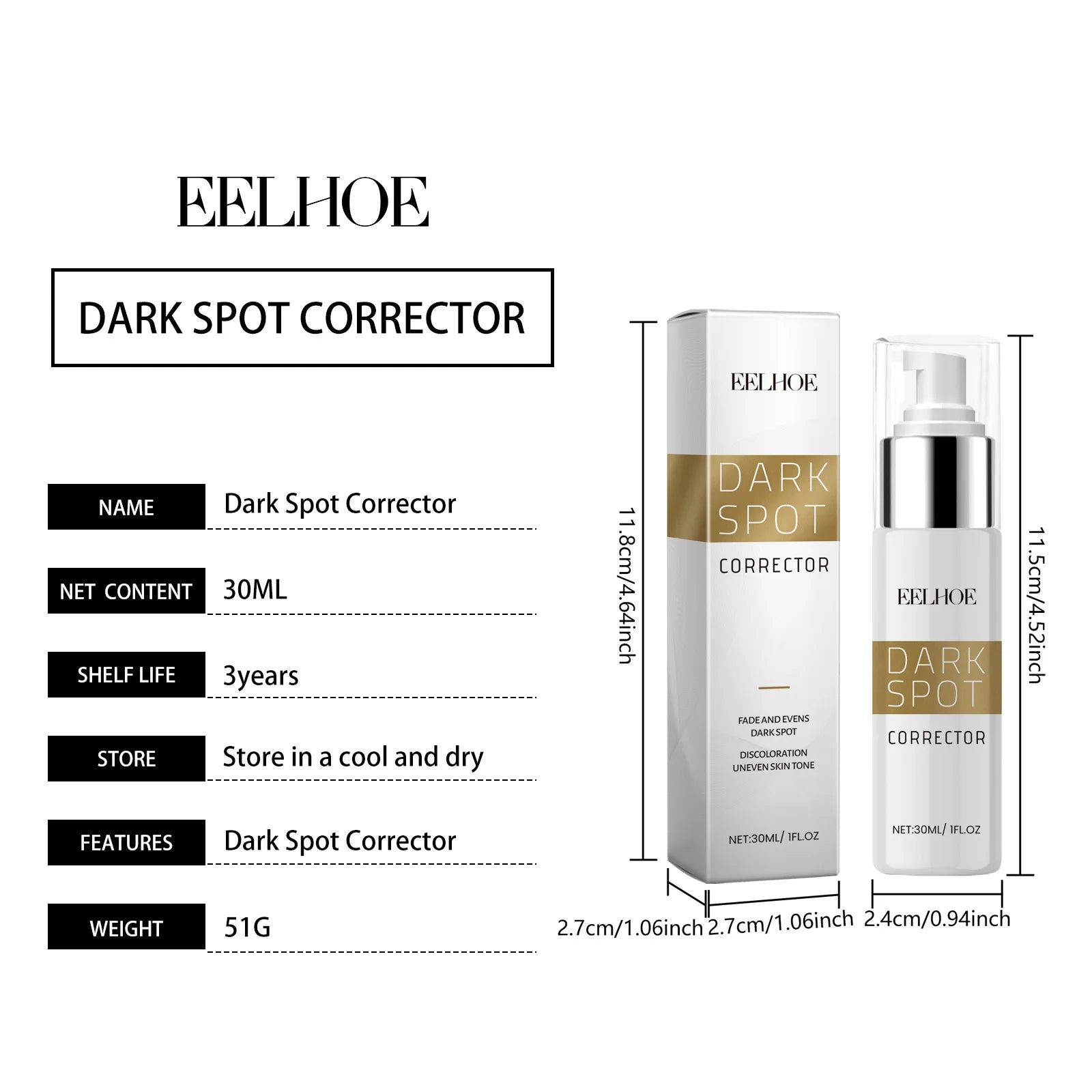 Dark Spot Corrector Brighten Hydrate & Tone - Face Cream for Women