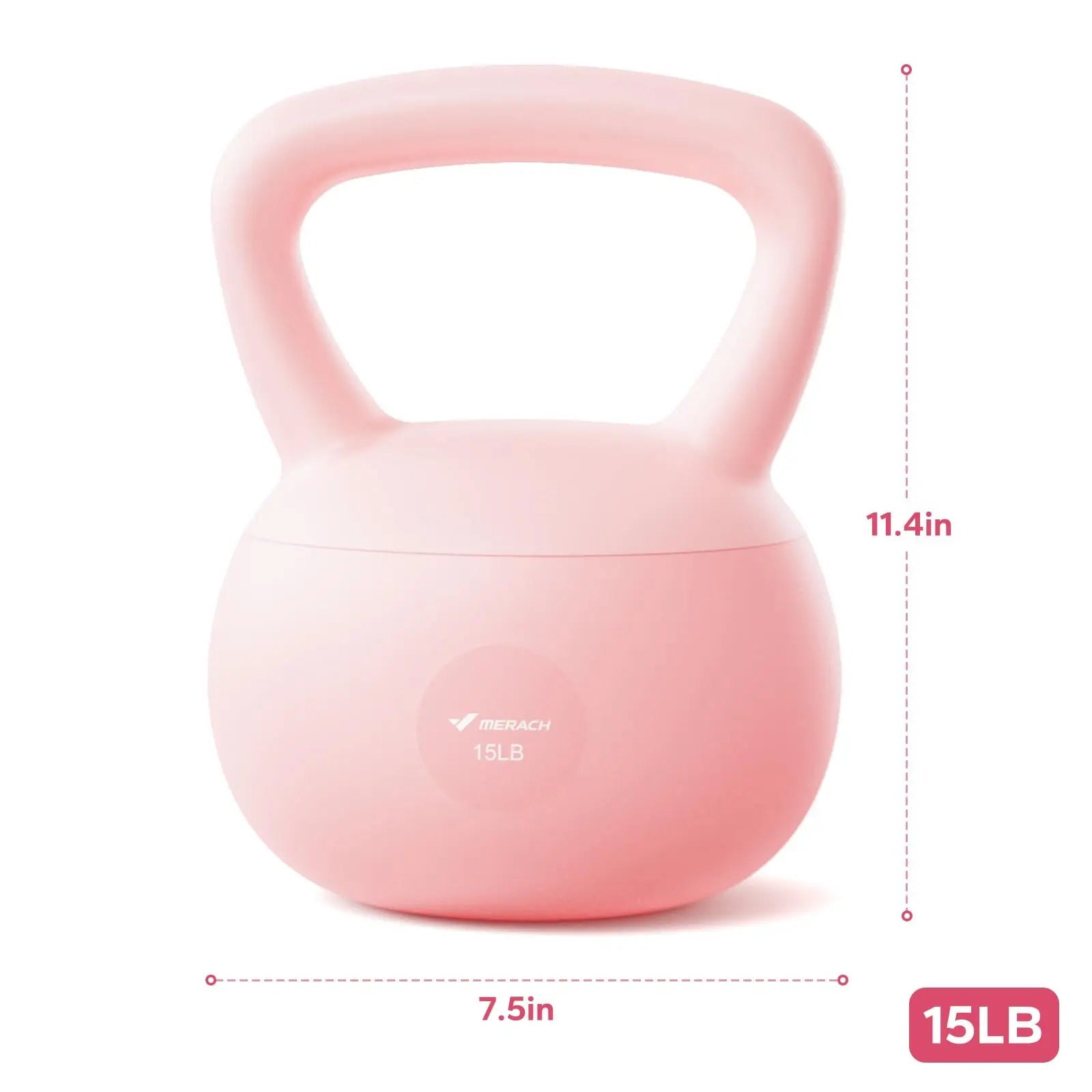 MERACH Soft Kettlebell with Non-Slip Handle & Cushion Base