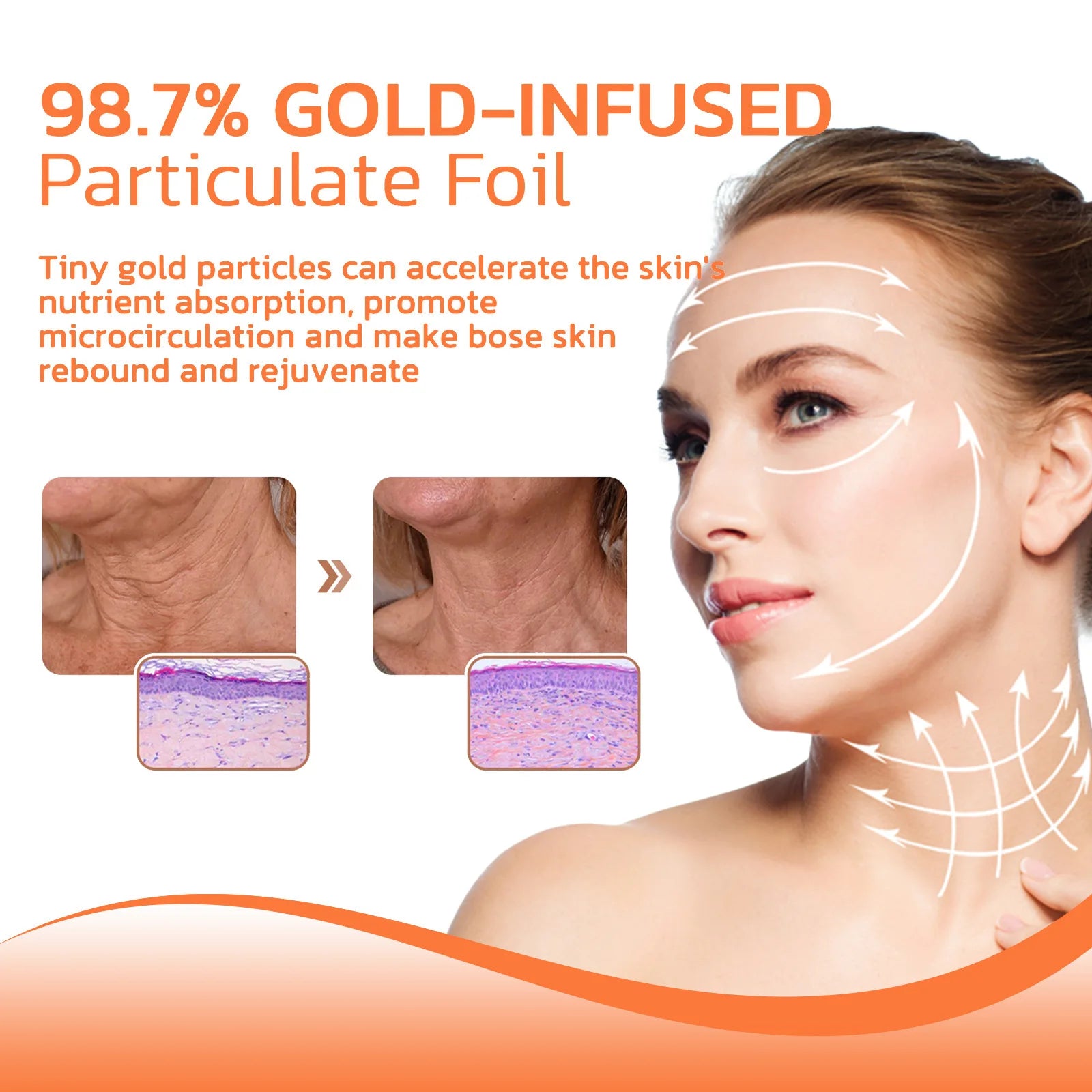 24K Gold-Infused Skincare Elixir Serum – Firm, Brighten & Defy Age