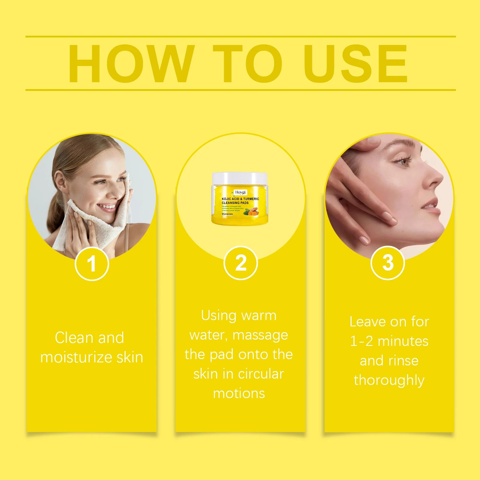 Hoygi Turmeric Facial Cleanser for Acne & Oil Control 100ml