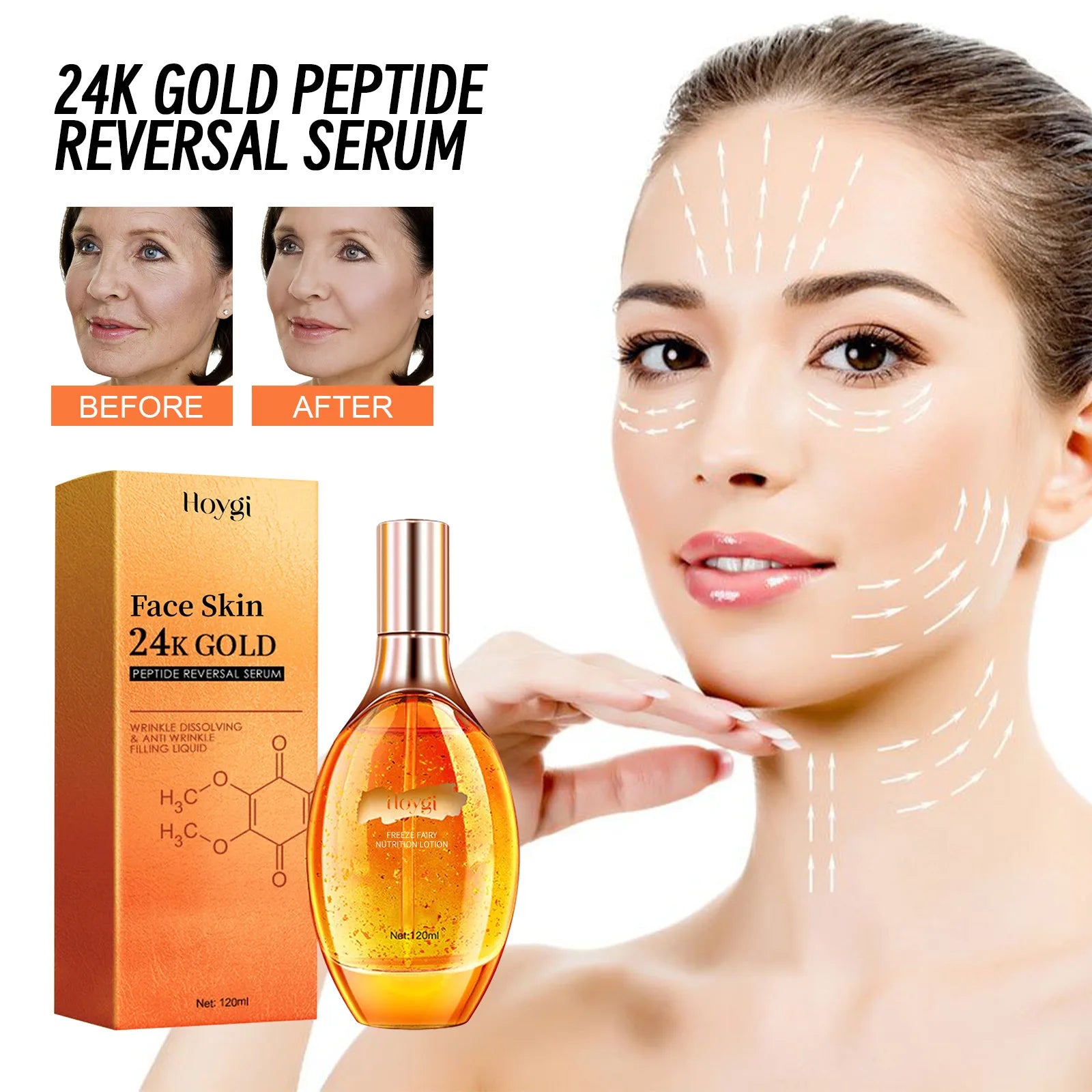 24K Gold-Infused Skincare Elixir Serum – Firm, Brighten & Defy Age
