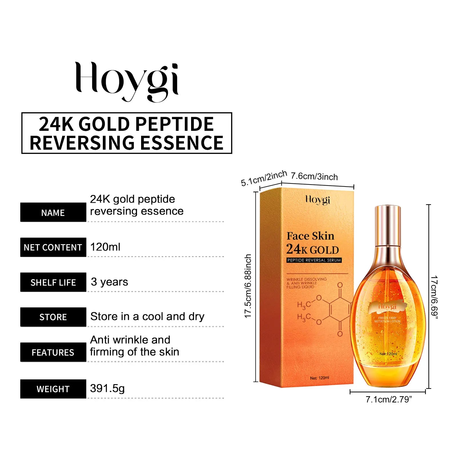 24K Gold-Infused Skincare Elixir Serum – Firm, Brighten & Defy Age