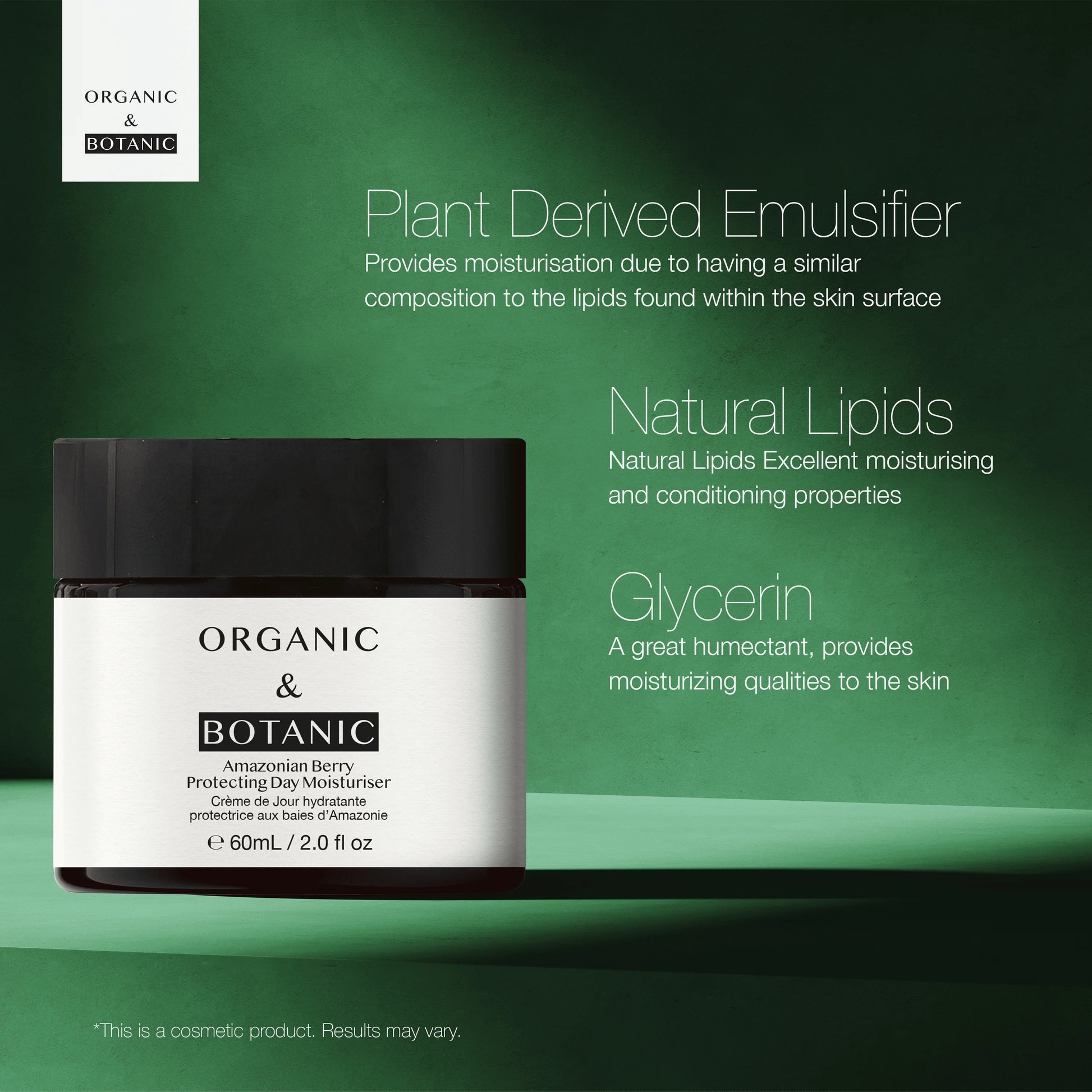 Amazonian Berry Moisturizer Hydrate and Protect Skin with Vitamin C and Plant Extracts