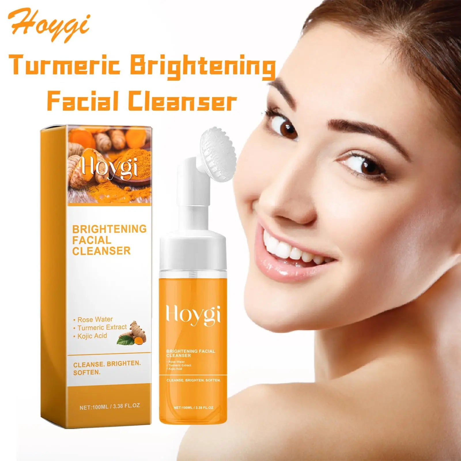 Hoygi Turmeric Facial Cleanser for Acne & Oil Control 100ml