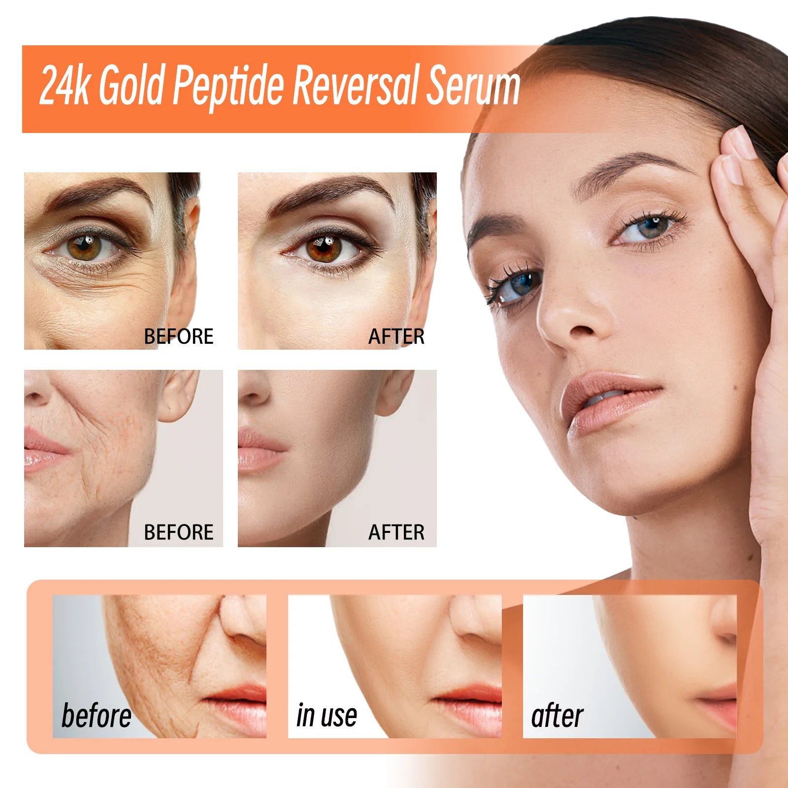 24K Gold-Infused Skincare Elixir Serum – Firm, Brighten & Defy Age
