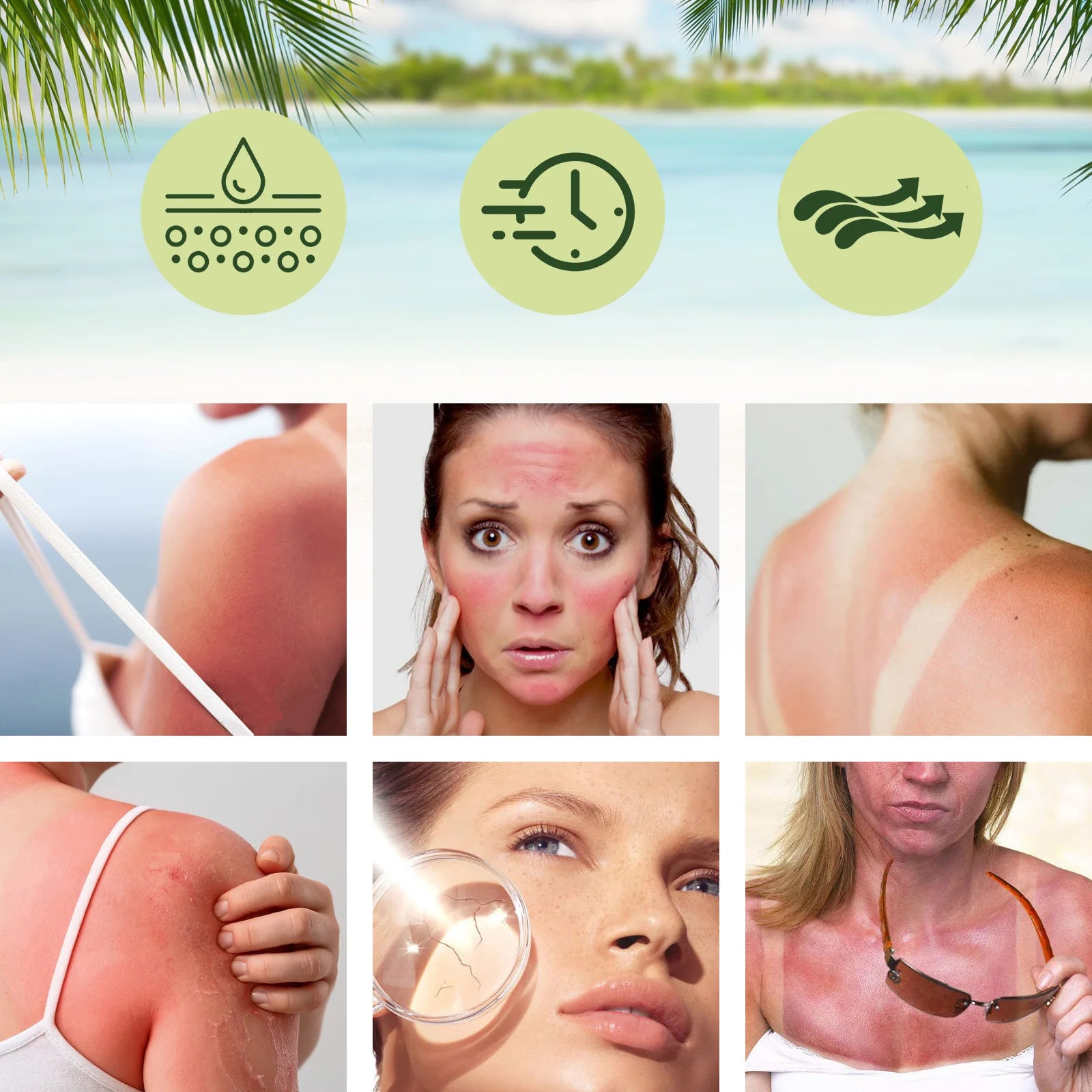 Aloe Sun Cream UV Protection and Soothing Moisturizer for Face and Skin Care