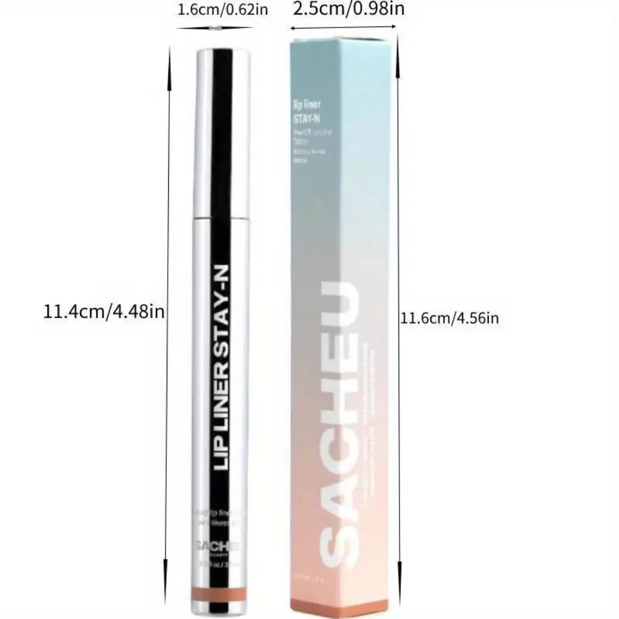 Lip Liner Stay-N 16HR Waterproof Creamy and Long Lasting Peel-Off Lip Stain