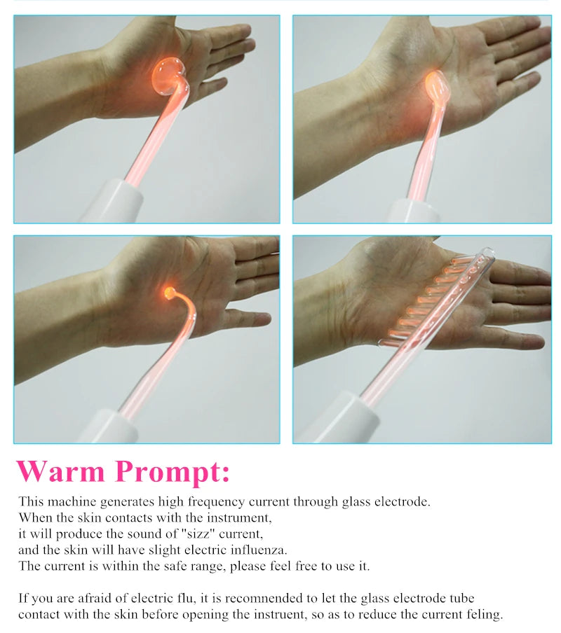 AOKO High-Frequency Wand – Anti-Acne Facial Device