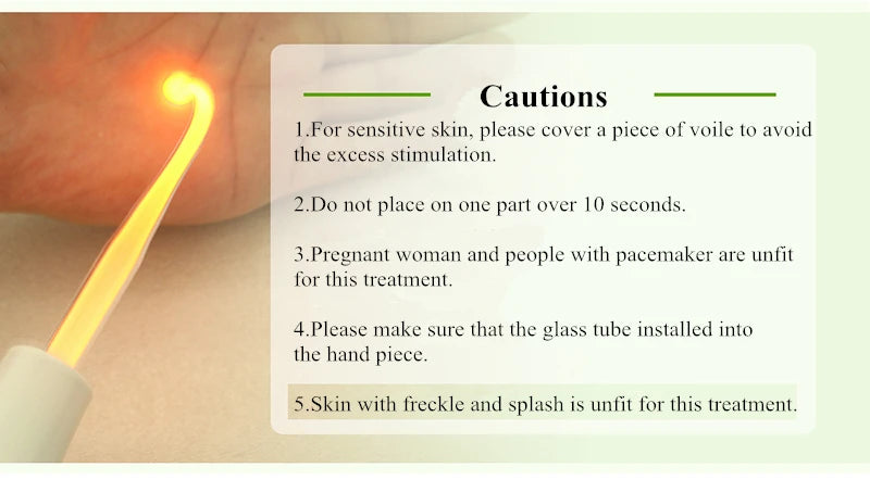 AOKO High-Frequency Wand – Anti-Acne Facial Device