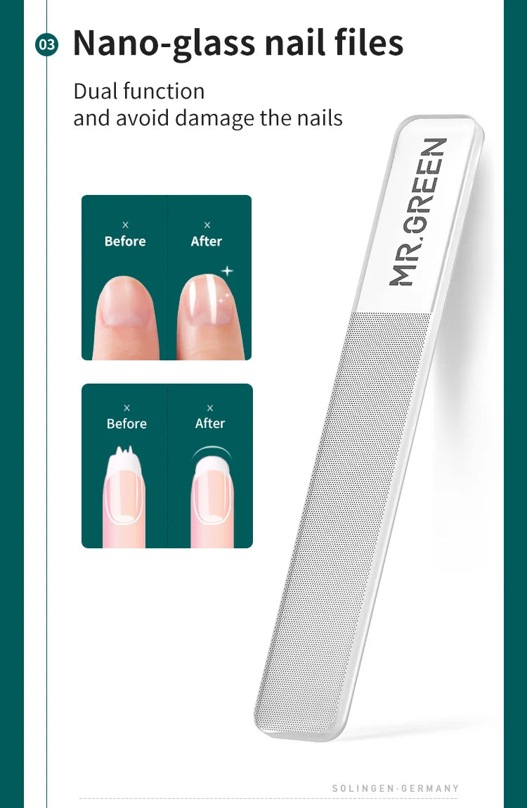 MR.GREEN Colorful Manicure Set Surgical Nail Clippers Kit