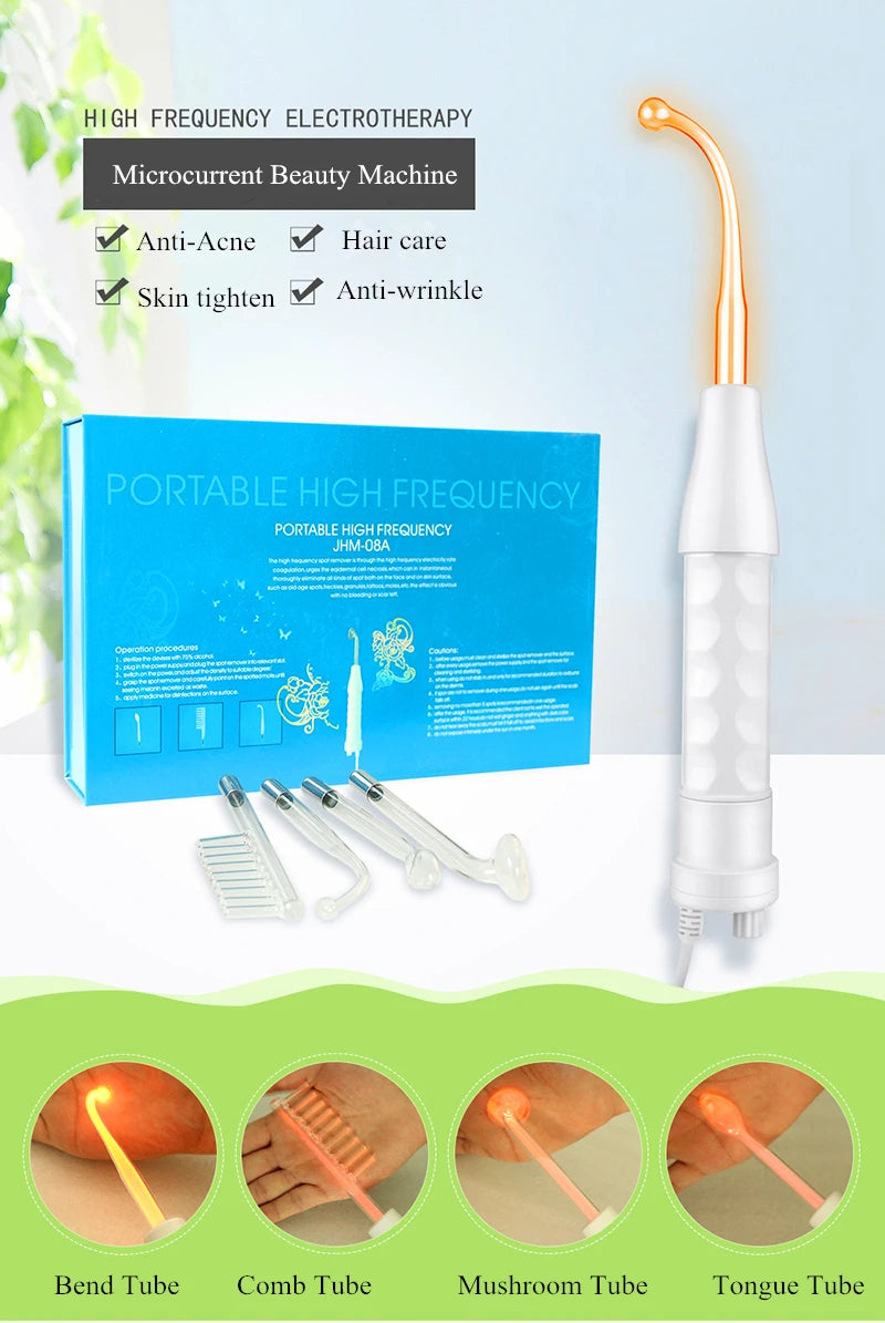 AOKO High-Frequency Wand – Anti-Acne Facial Device