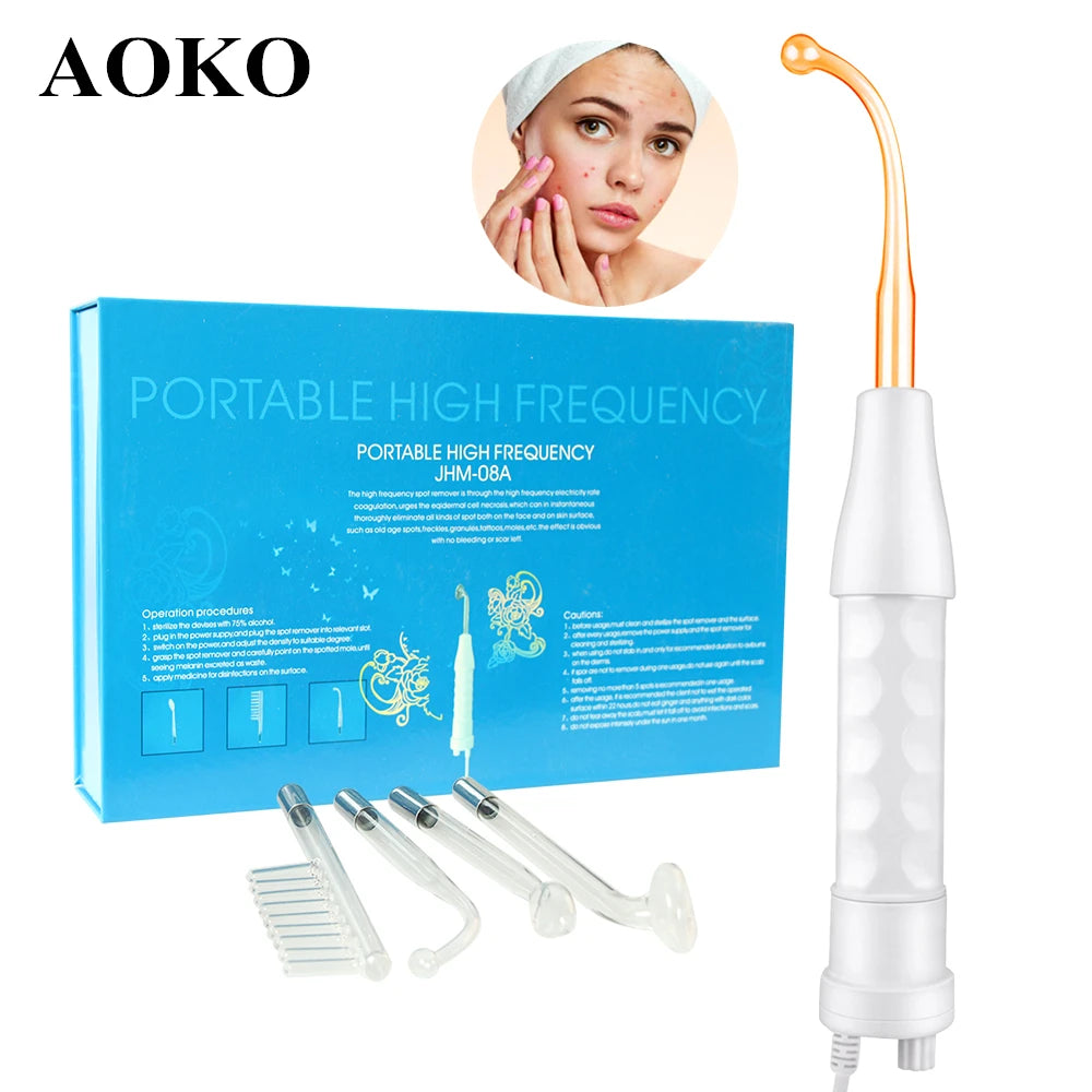 AOKO High-Frequency Wand – Anti-Acne Facial Device