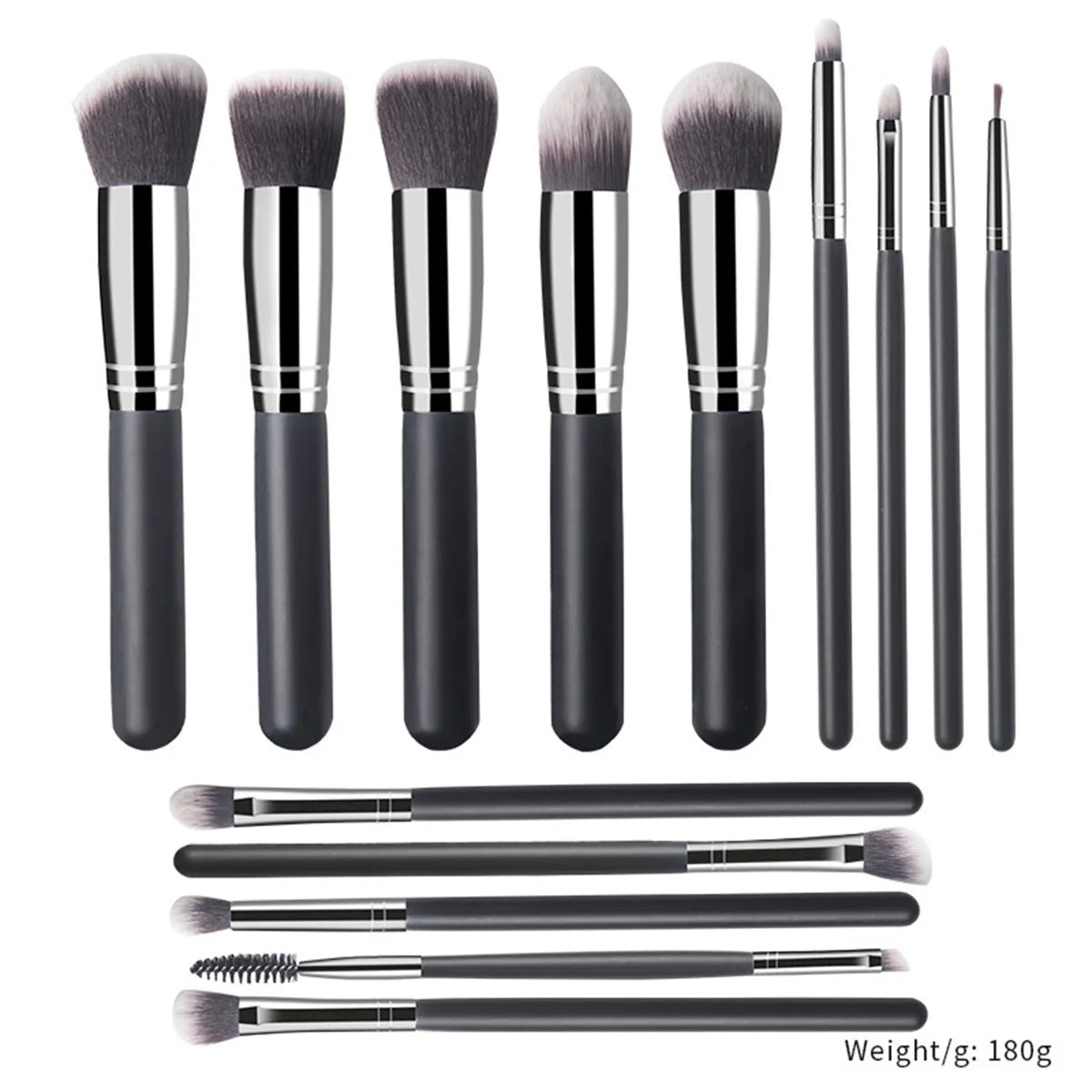 14 Piece Makeup Brush Set with Free Sponge Soft Beginner Friendly