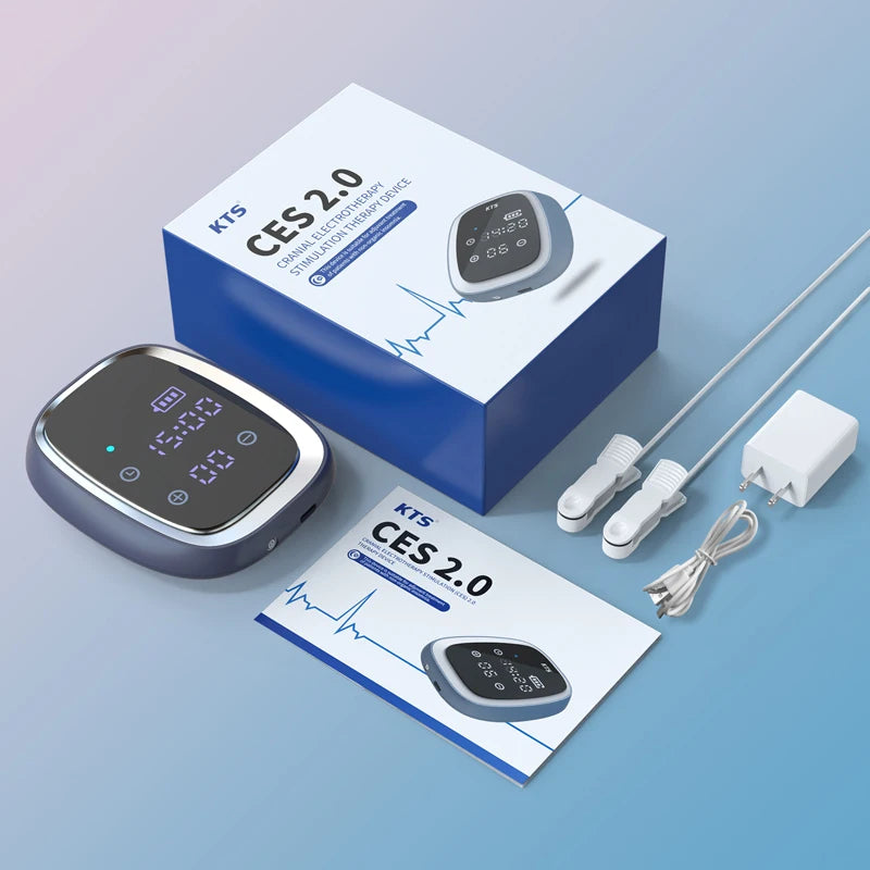 KTS Sleep Aid Device - CES Therapy for Anxiety, Depression, Insomnia & Fast Sleep