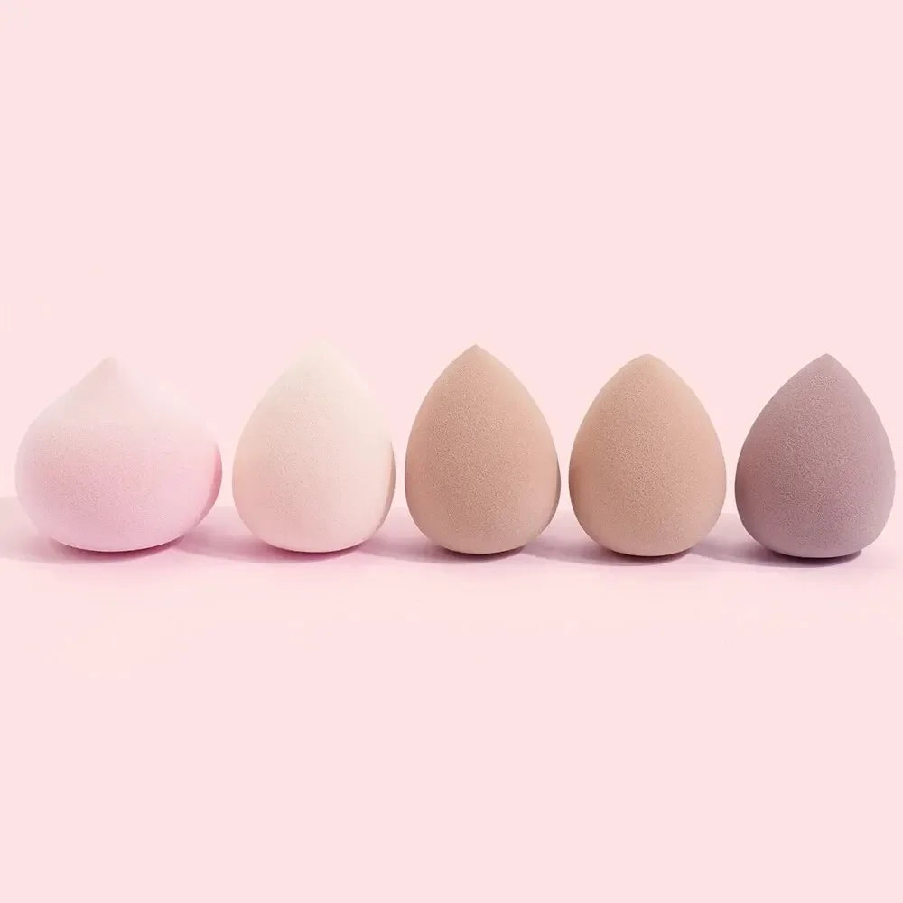 5PCS Multi-Colored Makeup Sponge Blender Set for Flawless Skin