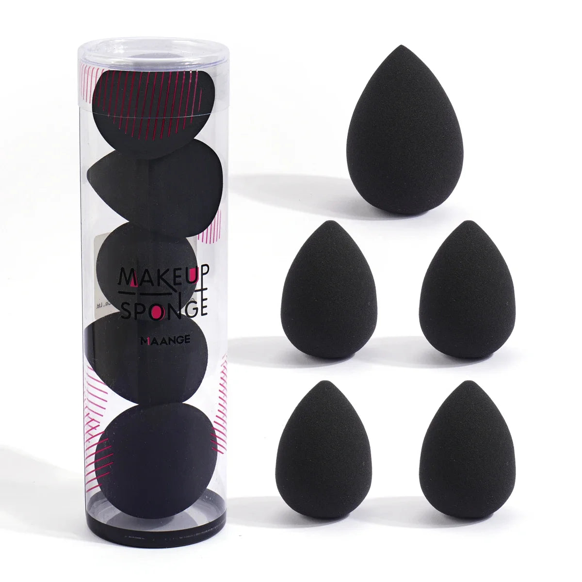 5PCS Multi-Colored Makeup Sponge Blender Set for Flawless Skin