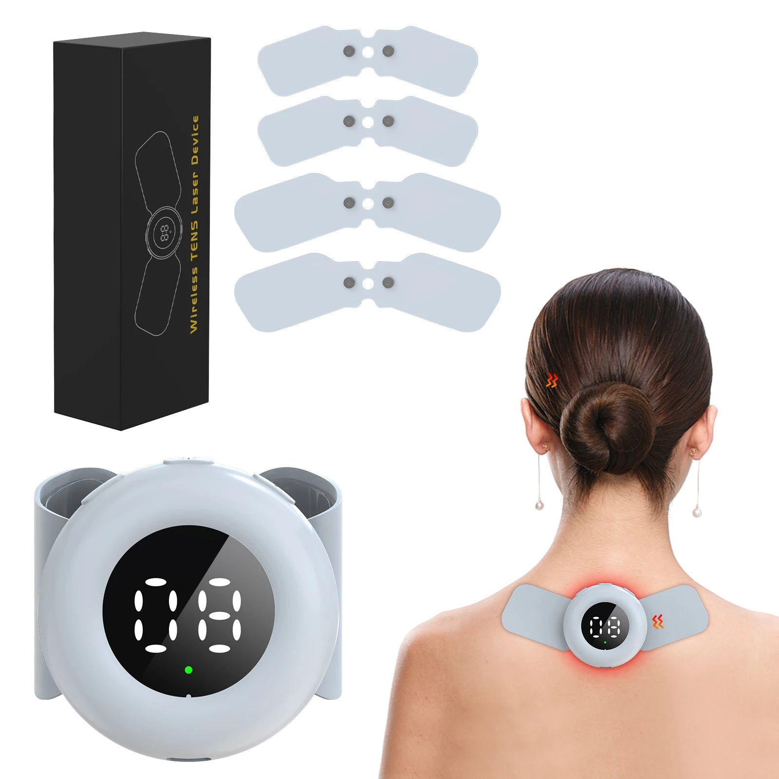 Physiotherapy TENS EMS Stimulator – Pain Relief & Slimming
