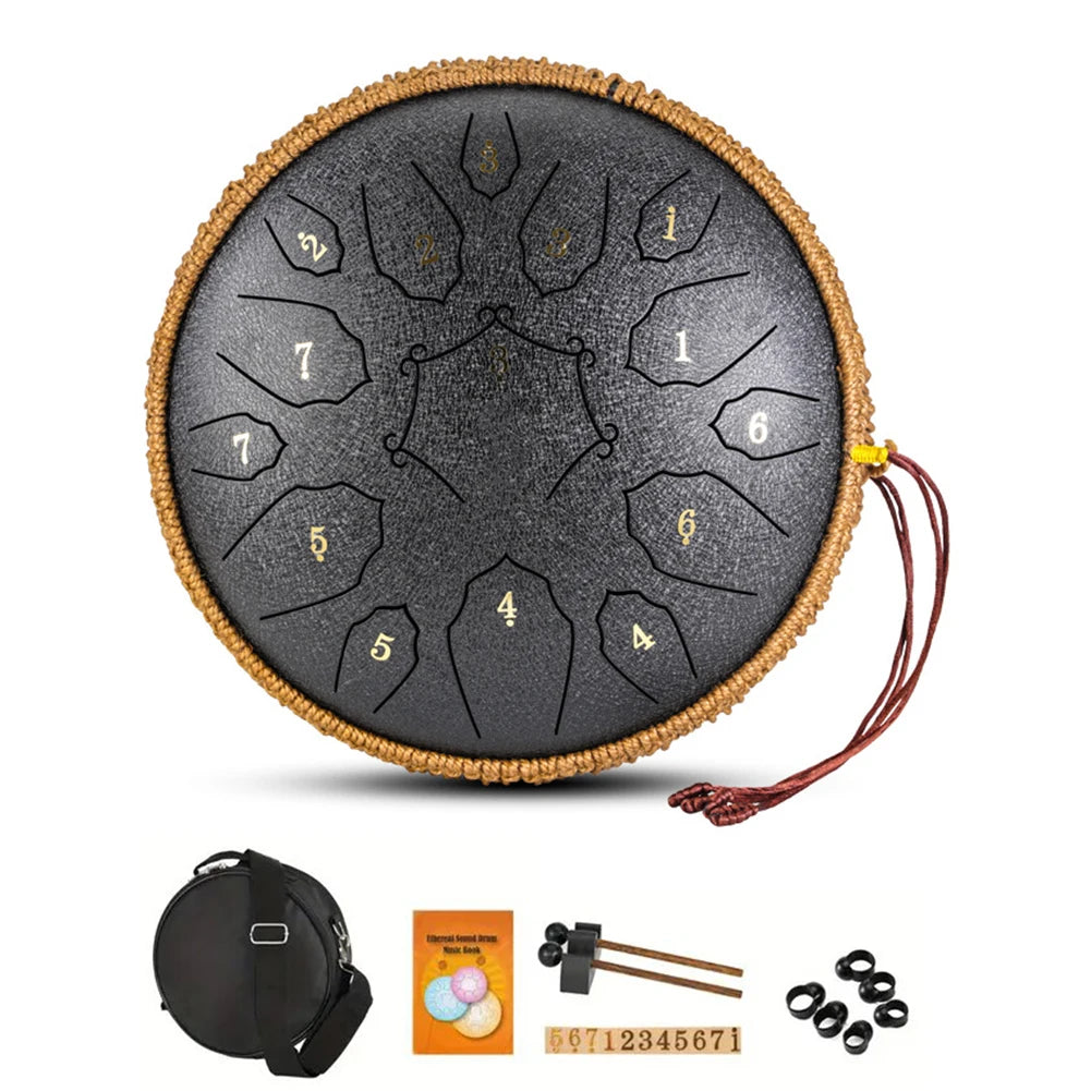 12" D Major Ethereal Drum – 15 Notes, Bag & Drumsticks