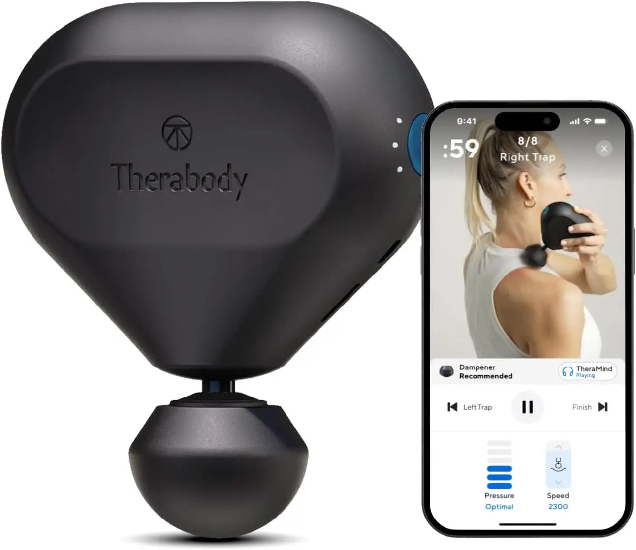 Therabody Mini Massage Gun – Portable Deep Tissue Massager