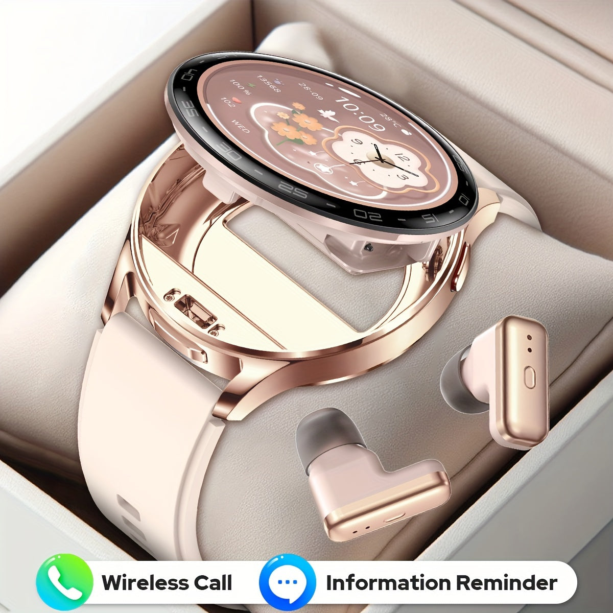 1.39" Smart Watch – Calls, Fitness Tracker & Waterproof