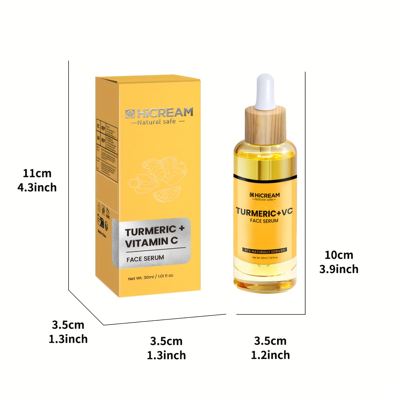 Turmeric Moisturizing Serum, Gentle & Nourishing Skincare