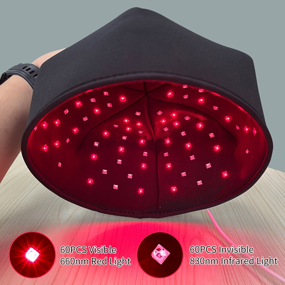 660nm Red Light Cap, Infrared LED for Hair Regrowth