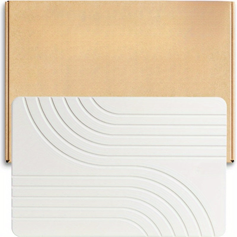 Stone Bath Mat - Quick-Dry, Non-Slip, Elegant Design Rug
