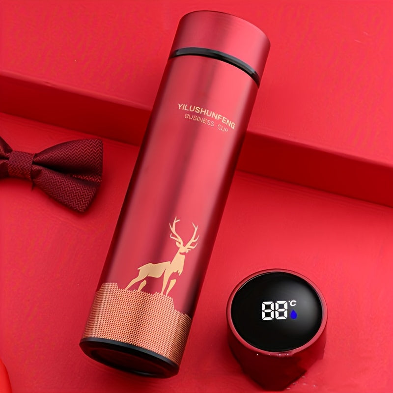 Smart Insulated Travel Mug – Digital Display, Hot & Cold Use