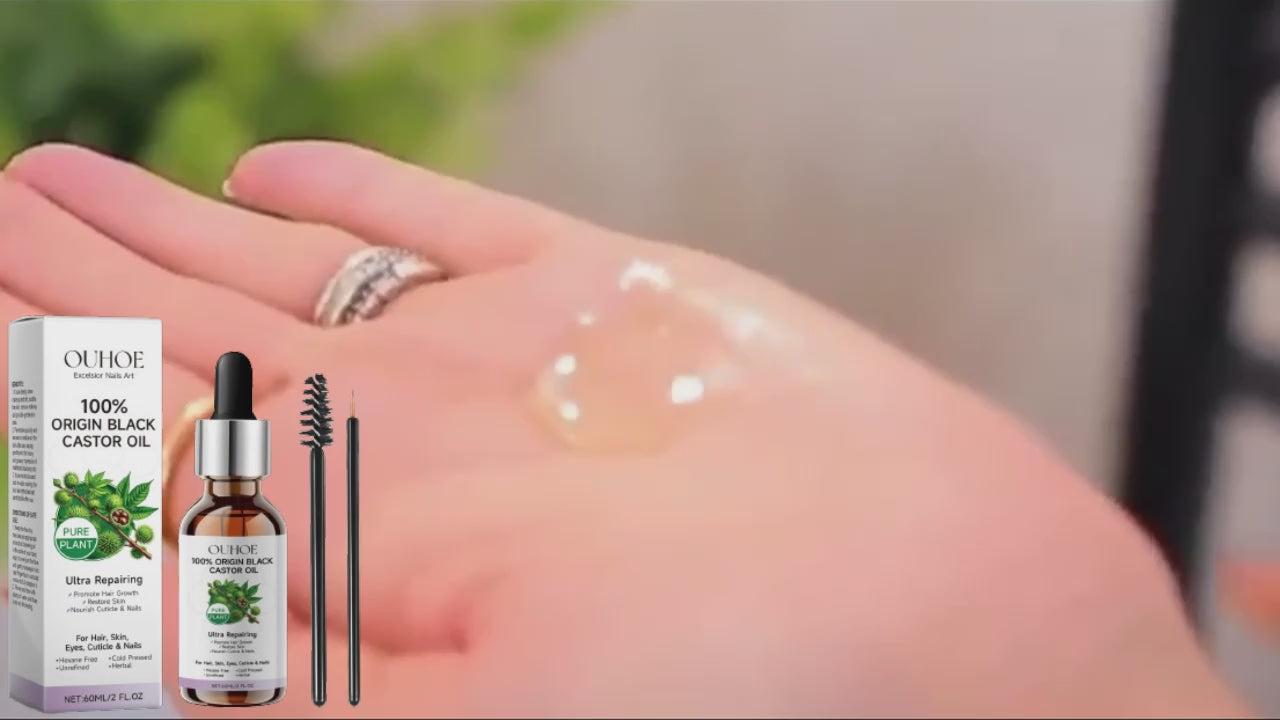 Black Castor Oil – Smooth Hair & Lash/Body Care Oil