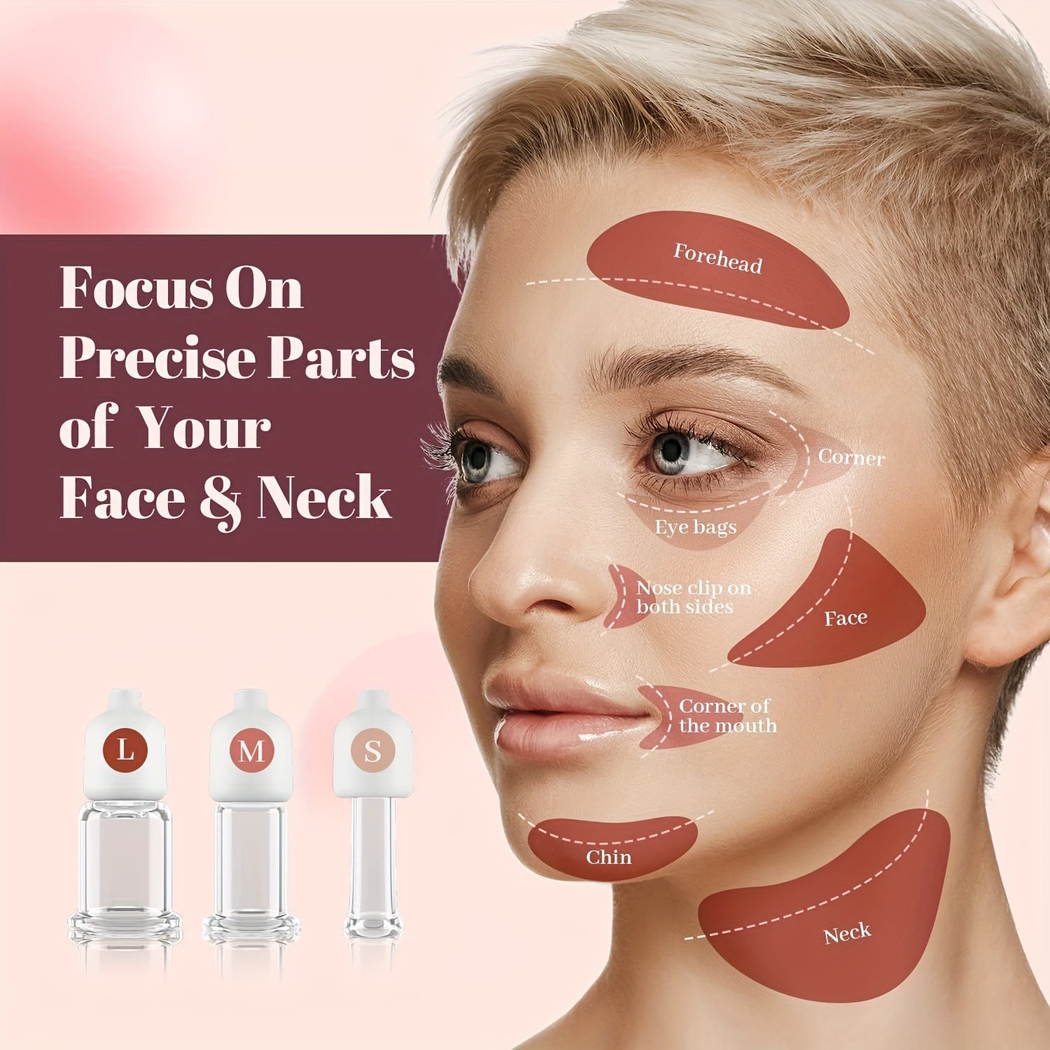 Glo Thera Electric Facial Cupping Set, 3-in-1 Gua Sha Tools