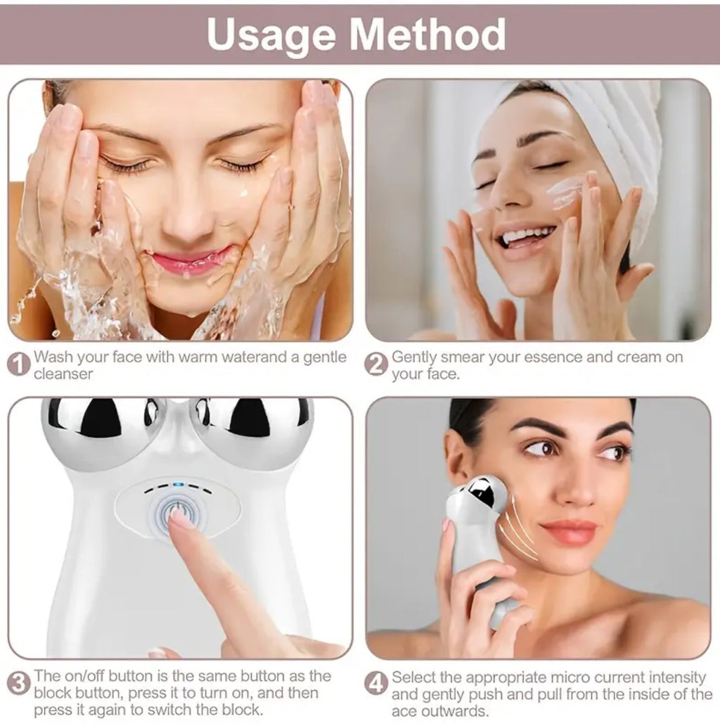 Facial-Device, Face Roller Skin Care Tool, Face Massager