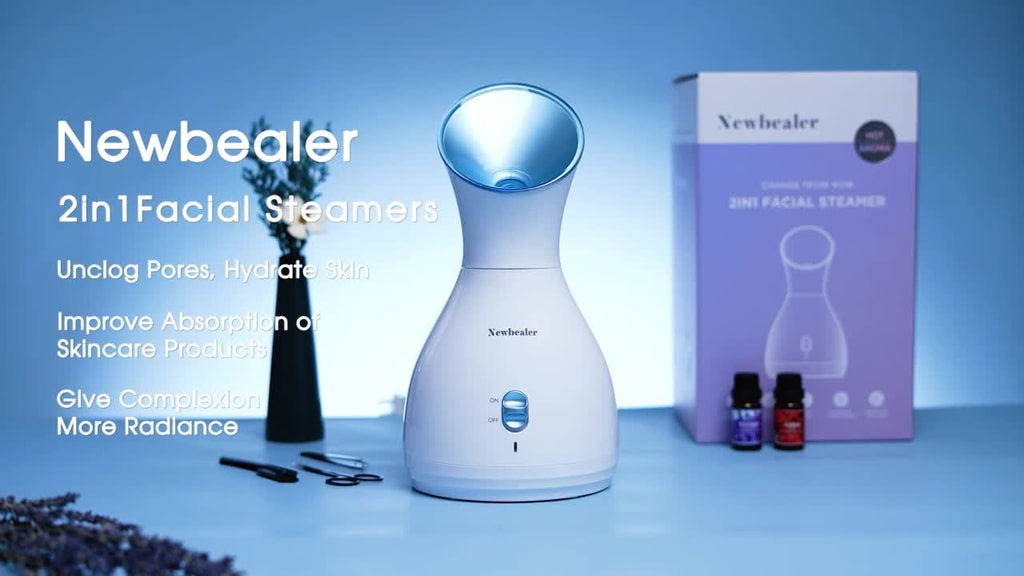 Nano Ionic Facial Steamer - Deep Cleansing Mist, Home SPA