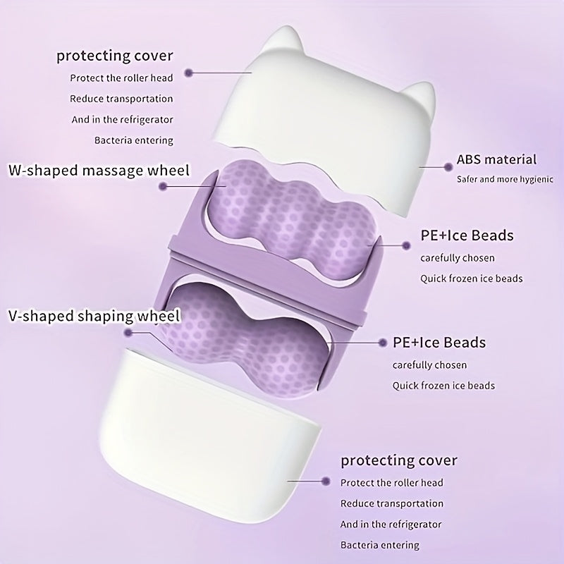 Ice Roller for Face & Eyes – 2-in-1 Skin Care Tool