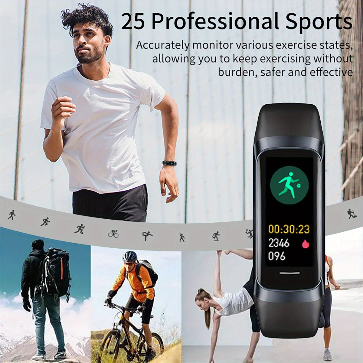 LIGE Sport Watch – Waterproof, Fitness & Stylish Gift