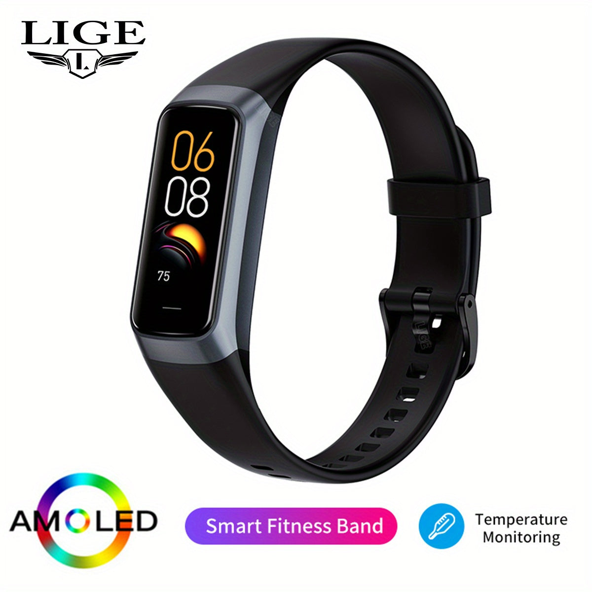 LIGE Sport Watch – Waterproof, Fitness & Stylish Gift