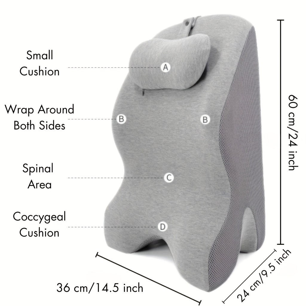 Supportive Wedge Pillow for Back, Neck, Leg & Acid Reflux