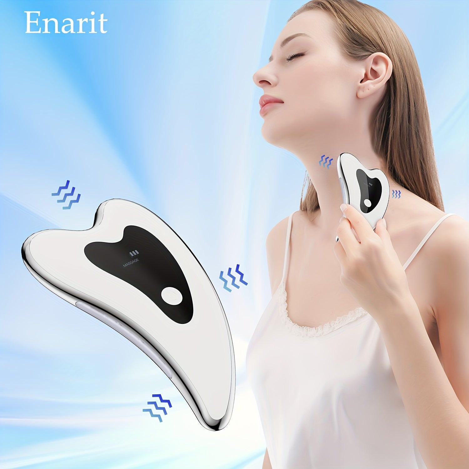 Electric Neck Heating Vibrating Massager - Enarit Beauty Tool
