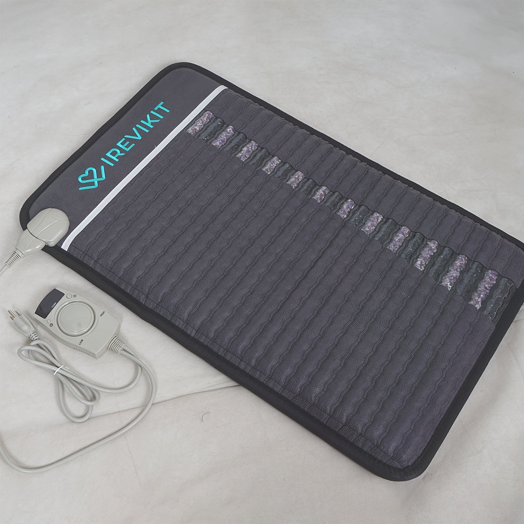 IReviKit Compact Far-Infrared Heating Pad with Amethyst Gems