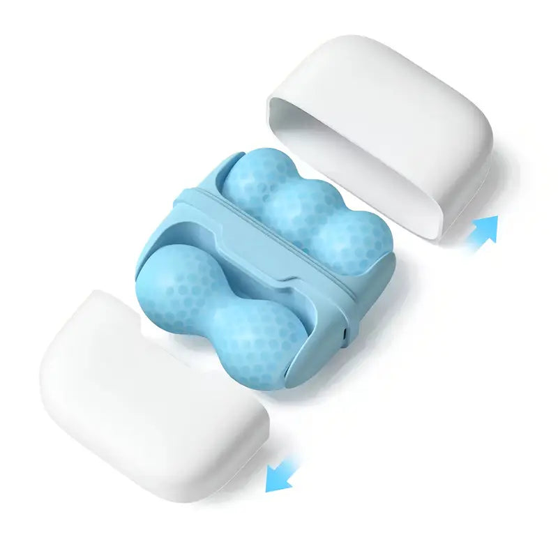 S30 Double Roller Facial Ice Compress - Mini Beauty Device, Leak-Proof Reusable Design, Reduces Puffiness & Tightens Pores, Gentle Massage Tool - Daily